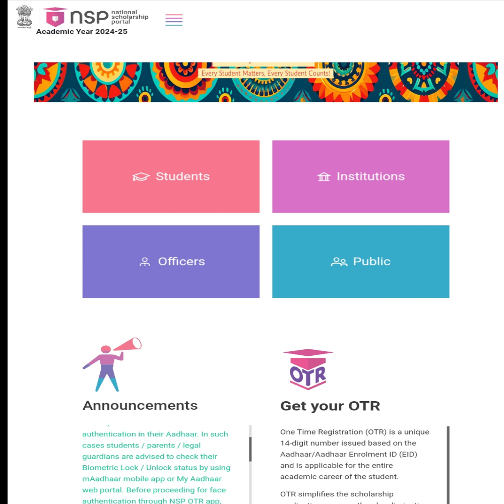 nsp scholarship 2024 25 start date 